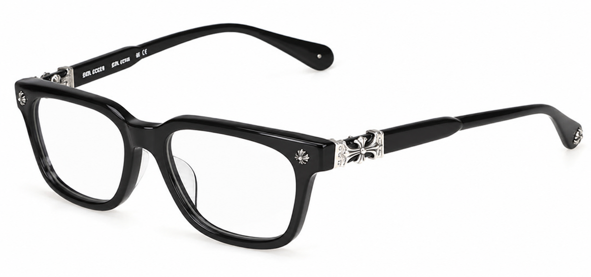 Black Chr0me Glasses